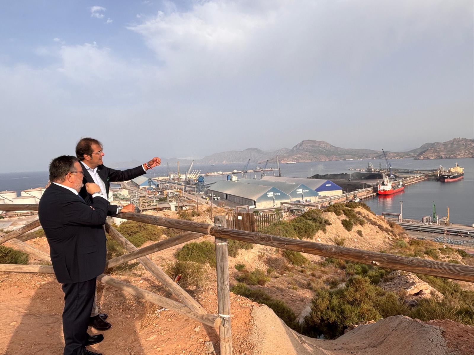 COEC y el Puerto de Cartagena refuerzan su colaboración para impulsar las infraestructuras de la Comarca