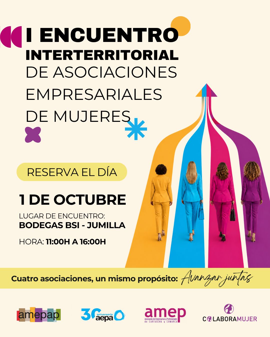AMEP Cartagena impulsa junto a tres asociaciones empresariales el I Encuentro Interterritorial de Mujeres
